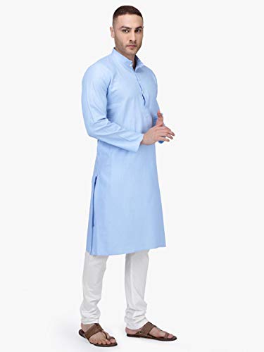 Image of Rajubhai Hargovindas Men's Premium Cotton Solid Kurta