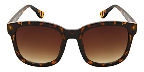 Edge I-Wear Vintage Round Square Sunglasses for Women Tinted Frame 34187-FLAP-3(DEMI.ap2)2