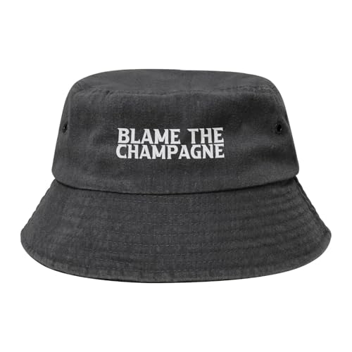 Qauirfe Blame The Champagne Fashion Cowboy Denim Fisherman Hat Outdoor Fishing Cap Sun