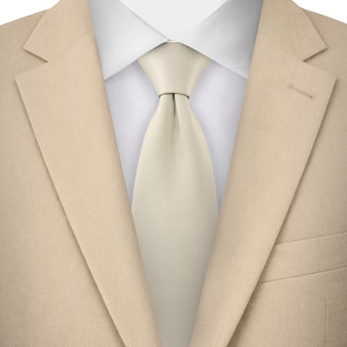 Image of Jacob Alexander Men's Extra Long Solid Color Tie