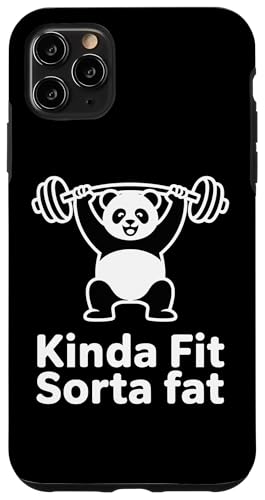 Kinda Fit Sorta Fat Funny Panda W tBbglX EGCgteBO X}zP[X iPhone 11 Pro Max p