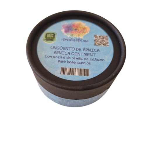 Crema de árnica - Dolor e inflamación muscular y articular - 100% natural y artesanal - 100 ml - Amalur Nature