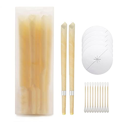 10 Piece Classic Beeswax Ear Candles Ear Candles Wax Removal Natural Cones, Ear Wax Removal Candles for Ear Cleaning, Ear Wax Candles for Ear Wax Removal Ear Candling Wax Removal Kit - Thumbnail 7