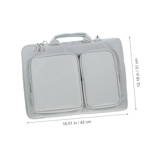 Funda para laptop portátil gris Uonlytech impermeable miniatura 4