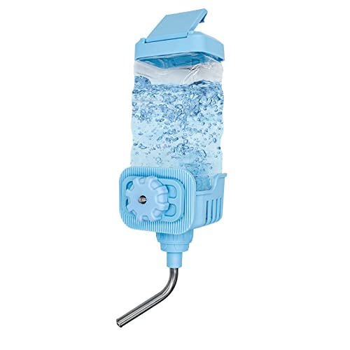 Bebedero para Jaula, 750ml Grande Botella Agua Mascotas para Animales Pequeños Conejos, Hamster, Cobaya, Chinchillas, Erizos y Ardillas Dispensador Agua Cover