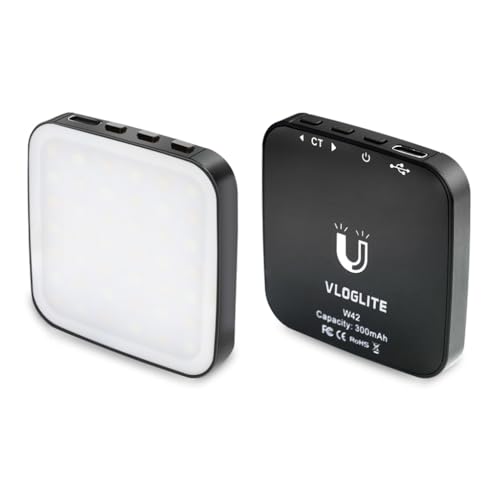 NovelGoal Magnetic Pocket Light Magnetic Clip-on Mobile Phone Selfie Light Led Ring Fill Light Compatible with Cell Phones with Magnetic Attraction (Square Light)