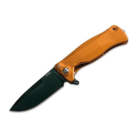 LionSteel SR-11 Aluminium Taschenmesser Orange Cover