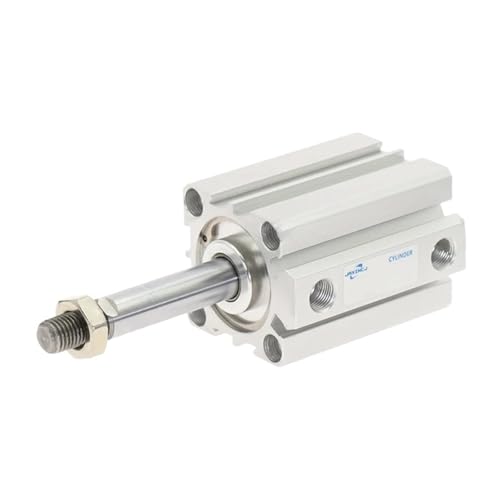 Cilindro de aire SDA-B compacto de 32 mm con rosca macho y carrera de 25 mm 3