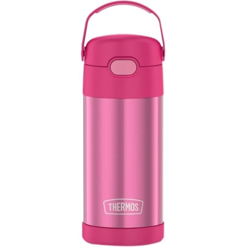 Image of THERMOS FUNTAINER Water Bottle with Straw, 12oz, Pink