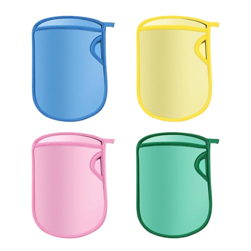 Tuyhnj バスグローブ | 4倍のスクラブ効果を持つボディ用手袋 - 乾燥肌対応 子ども用洗浄用品 トラベル仕様