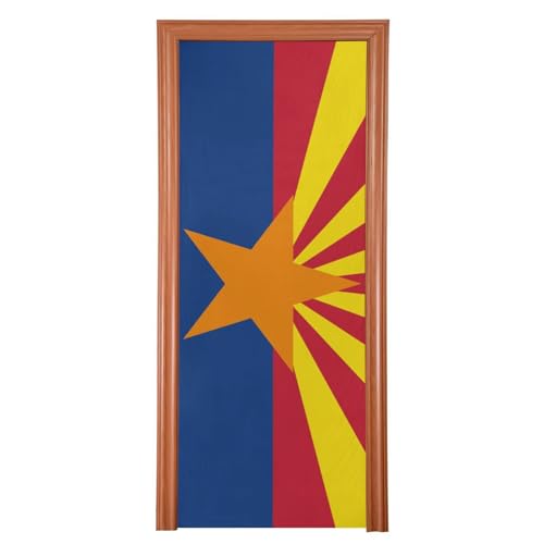 Arizona State Flag Az blu rosso decorazioni copertura porta 91,4 x 248,9 cm bianco blu banner decorazione per feste e forniture per la casa L