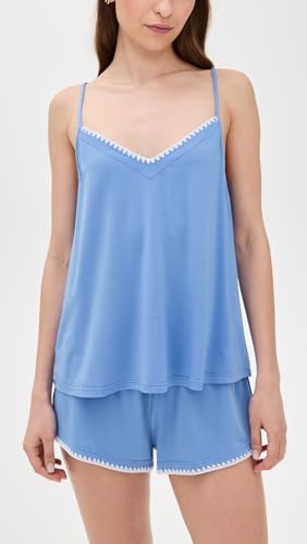 Image of Eberjey Women's Frida Whip Stitch Shorts PJ Set