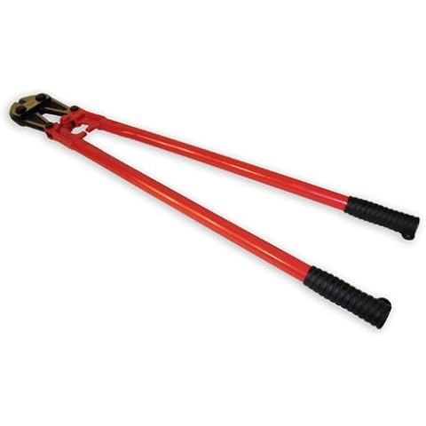 Olympia Tools 48" Heavy Duty Bolt Cutter with Drop Forged Alloy Steel and Ergonomic Grip Rubber Handles for for Cutting Fence, Steel Wire, Chain, Screws, Rivet Cover