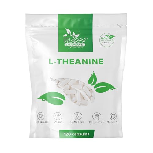L-Theanine 200mg, 120 Tabletten - Unterstützung für Entspannung, Fokus & Stressabbau - Reine Zutaten, GMO- & Glutenfrei 