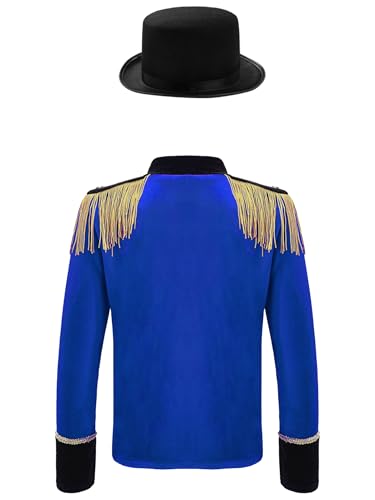 JEYPINMI Drum Major Outfits for Kids Girls Boys School Marching Band Uniform Military Drummer Parade Jacket3