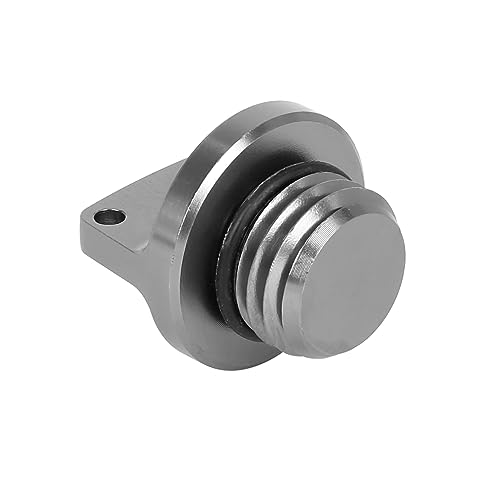 Tapón de aceite de motor M20 x 2.5 gris para rutas seguras en motocicleta 4
