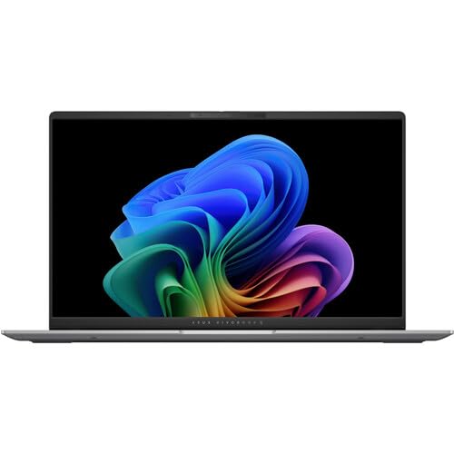 Image of ASUS Vivobook S 15 Laptop; Copilot+ PC, 15.6 inch 3K 120Hz OLED Display, Qualcomm Snapdragon X Elite X1E-78-100 12-Core Processor, 32GB RAM, 2TB SSD, Windows 11 Home, Cool Silver