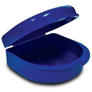 F2 Medical Supplies Blue Retianer Box - Sturdy Retainer Case Denture ...