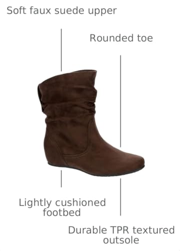 Image of XAPPEAL Carney - Women's Slip On Casual Slouch Short Ankle Boot
