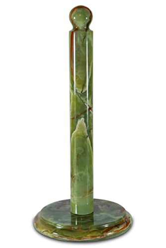 Thewolfard Luxury Handmade Calcite Crystal Paper Towel Holder Stand For Kitchen Countertop, Dining Table, Cabinet, Bathrooms & Housewarming Gifts And Healing Stone, Whitanbrown, 12.5X6X6 (Pth2021) #TOP1