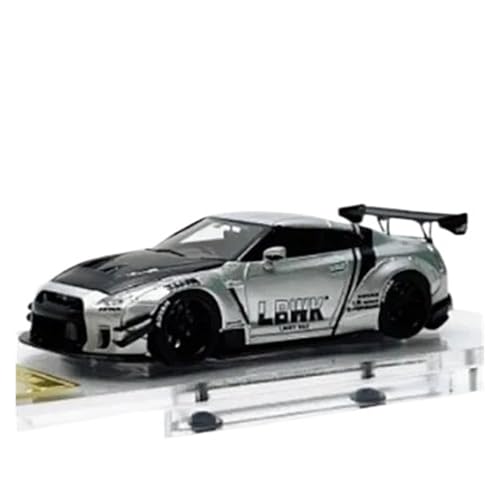 Voiture en résine Nissan LBWK R35 GTR 1/64 répliques miniatures véhicules à moteur statique