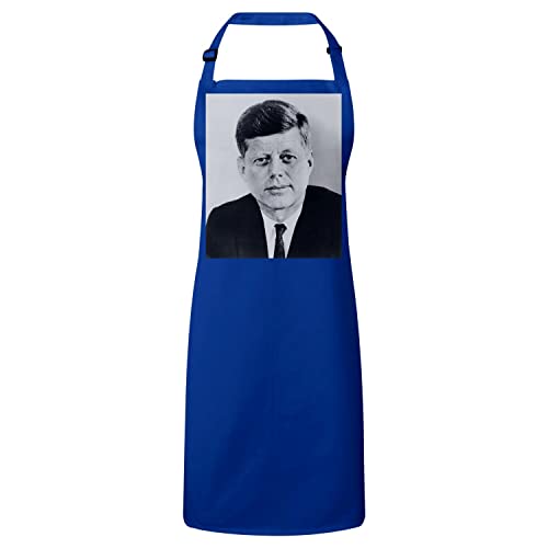 Tablier cuisine bleu JFK : protégez vos vêtements efficacement avec style et originalité