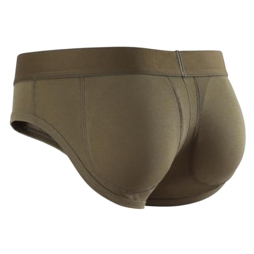 BRODDLE Mens Padded Briefs Removable Pad of Butt...