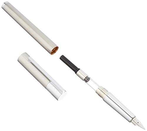 Stylo plume Lamy pointe moyenne écriture fluide avec finition titanium durable - 2