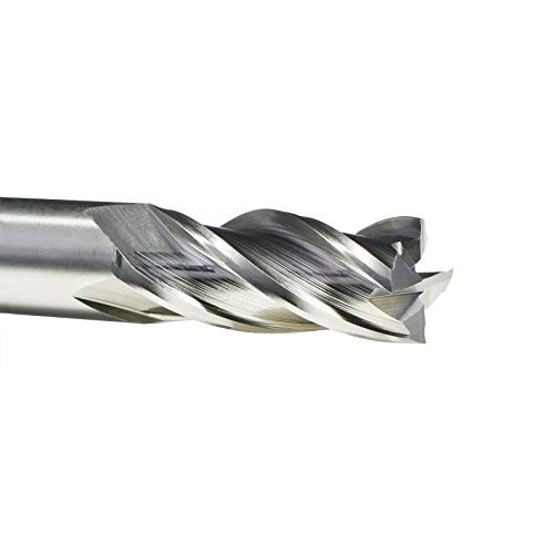 Image of MAXTOOL 3 /4x3.875 inch HSS M2 END MILL CUTTERS HIGH SPEED STEEL 4 FLUTES CENTER CUT STRAIGHT SHANK EM02W04R048