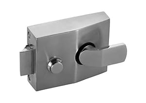Ozone Night Latch for Inside Opening Doors (Left Hand Side, Silver)
