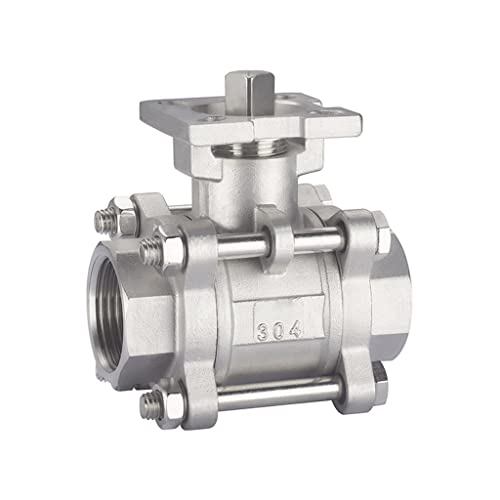 Válvula de bola de acero inoxidable SS304 DN25 para construcción naval y plomería 4