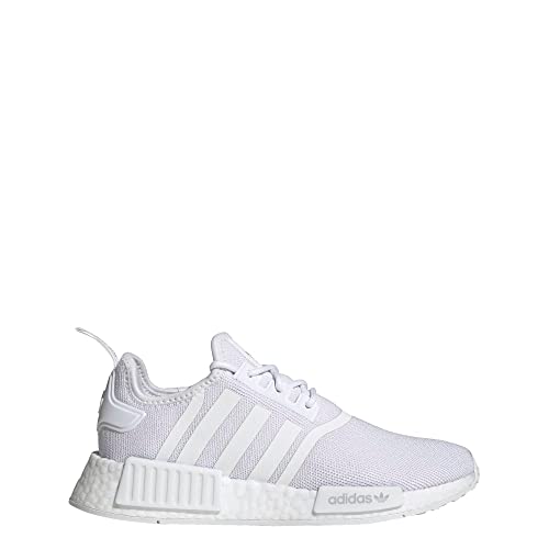 Adidas Originals Women's NMD_R1 White/White/Silver Metallic 8 by adidas - Image 3