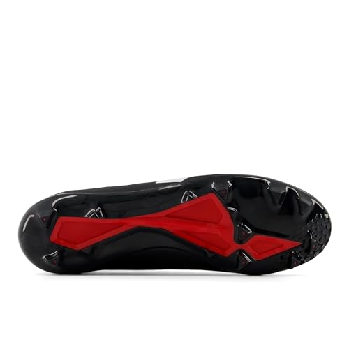 New Balance Unisex Furon Dispatch FG V7+ Soccer Shoe, Black/White/True Red, 10.5 US Men3