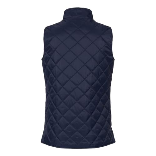 Weatherproof Women's Vintage Diamond Quilted Vest S Navy2