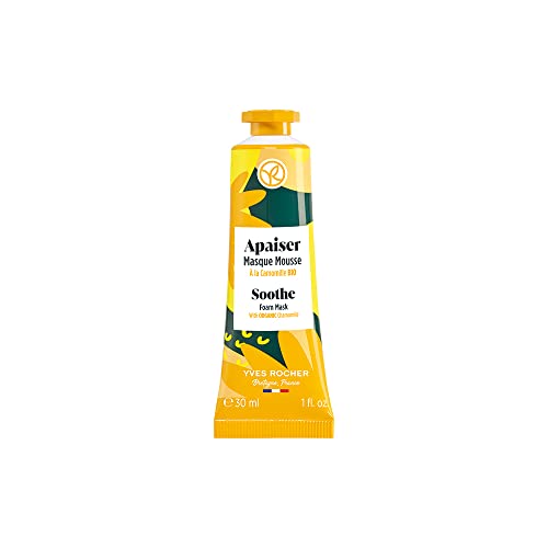 Yves Rocher – Beruhigende Creme-Maske für empfindliche Haut – Feuchtigkeitsspendend & pflegend – Entspannung & Pflege – Gesichtsmaske in Tube, 30ml