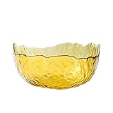 XFZJCHAP Ensalada de tazón Fruta frutal con Marco de Marco Familia Cocina Vegetal Fideos Almacenamiento de Alimentos Cazón de Mesa para el hogar (Color: Amarillo)