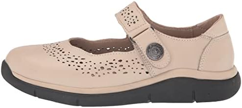 Propét Womens Selena Mary Jane Flat, Cream, 8 Narrow US | Image 7