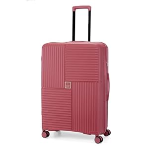 Nasher Miles Singapore Hard-Sided Polypropylene Check-in Luggage Rose Gold 28 inch |75cm Trolley Bag