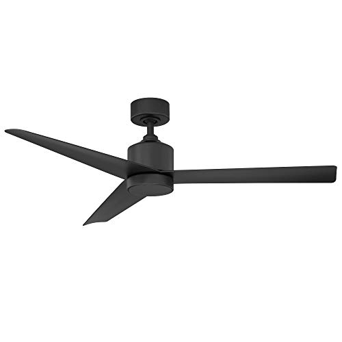 Lotus Smart Indoor And Outdoor 3-Blade Ceiling Fan 54In Matte Black With 3000K Led Light Kit And Remote Control Works With Alexa, Google Assistant, Samsung Things, And Ios Or Android App #TOP3