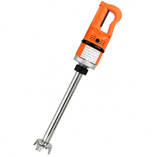 1000W Miscelatore di Immersione Commerciale, 250 mm Long Shaft Stick Mixer con Controllo di velocità variabile, Miscelatore di Mano Resistente per zuppe e purezza Spesse in Cucina