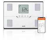 タニタ(Tanita) 体重計 体組成計 スマホ連動 ヘルスメーター BC-768 ホワイト【体脂肪率/内臓脂肪レベル/筋肉量/基礎代謝量/体内年齢/推定骨量/BMI/スマホ連動/乗るピタ】