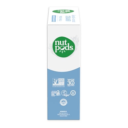nutpods unsweetened French Vanilla Dairy-Free Coffee Creamer - 32oz 3-Pack