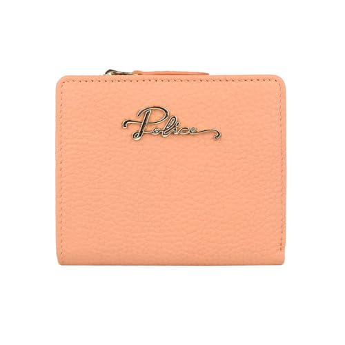 Portefeuille femme Police en cuir rose poudré idéal pour vos sorties citadines