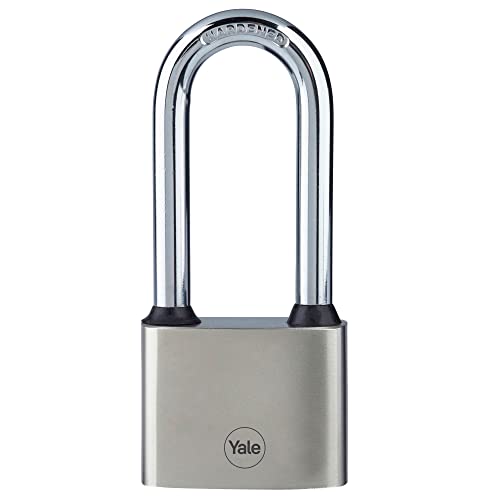 Miniatura 7 de Yale Y112 50 165 1 - Candado Hierro 50 Mm 3 Llaves, Arco Largo, Para Exterior, En12320 Antirrobo Seguridad Para Taquilla, Caja De Herramientas, Armario
