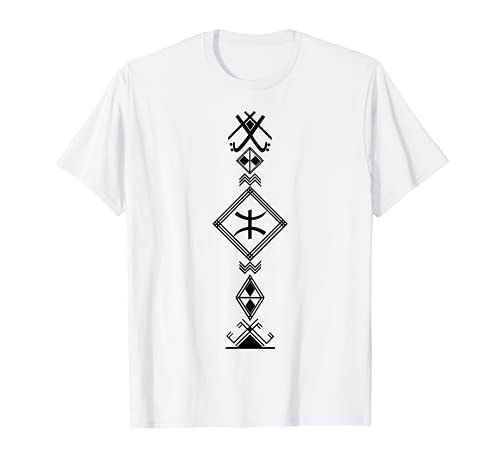 amazigh Motifs berberes Moroccan algérien kabyle T-Shirt