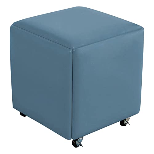 Chaise Cube 5 en 1 et tabourets empilables en cuir ZH1YFD de 36 cm