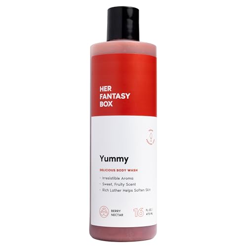 Image of Her Fantasy Box Yummy | Body Wash - Indulgent, Luxurious Body Wash for Deep Cleansing, Moisturizing, and Nourishing Skin - Refreshing Scent for All Skin Types - 16 oz