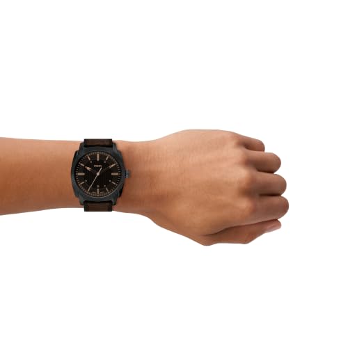 Image of Fossil Men's Watch, Machine Quartz Stainless Steel Three-Hand Watch for Men