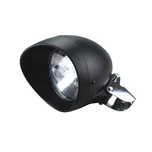 Moto antibrouillard phare universel noir pour customisation de style Harley Cafe Racer
