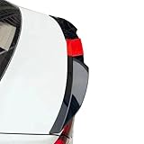 Aileron Coffre Voiture pour Peugeot 206 CC (2D) / 207 CC (WD) / 307 CC (3B) Becquet Arrière Spoiler Coffre Aileron Arrière Accessoire Décoration Coffre Voiture,Black and Red